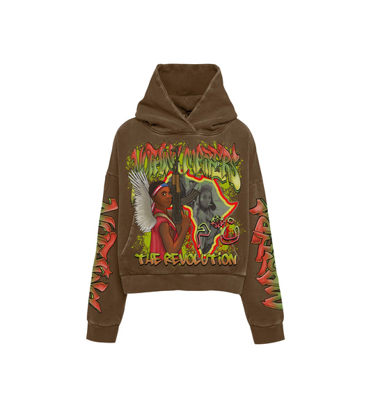 N*M Brown “Revolution” Hoodie