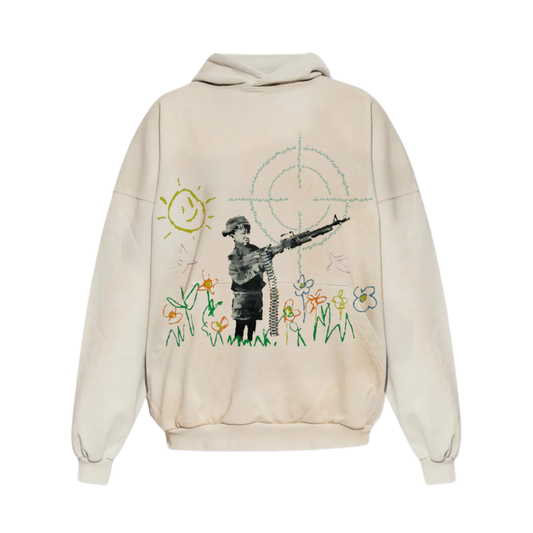 N*M “Boy Vs World” Nude Hoodie