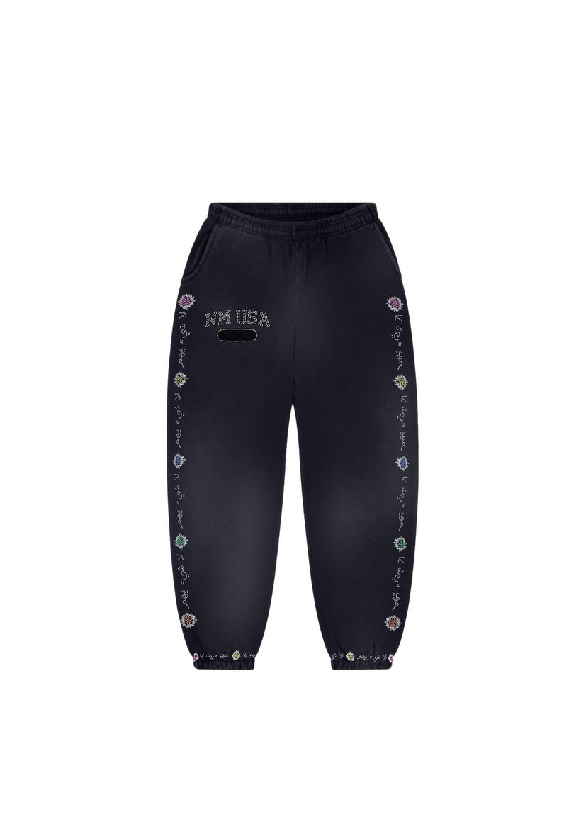 N*M Rhinestone Sweatpants