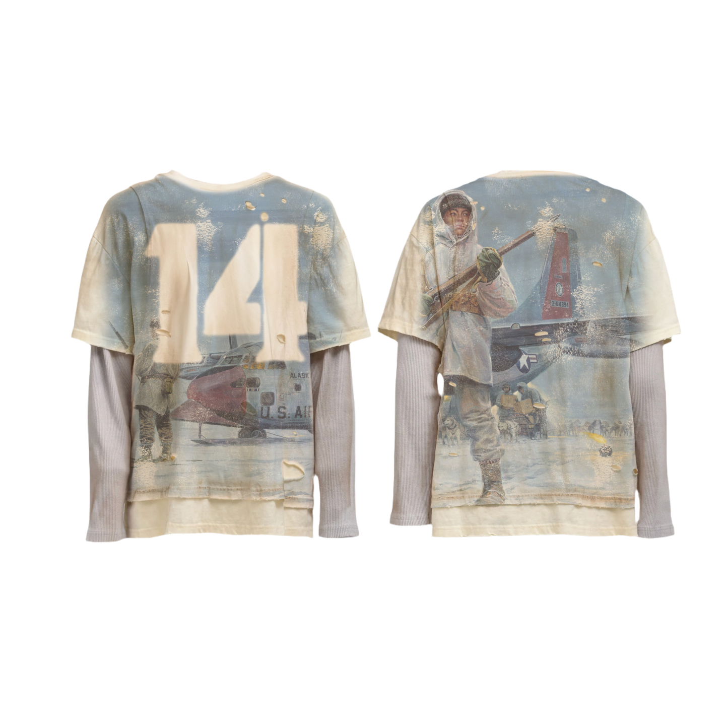 N*M “14” Double Layered Tee