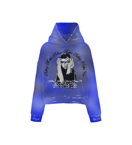 N*M “Mixed Emotion” Blue Hoodie