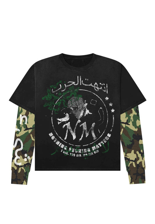 N*M Army Double Layered Tee